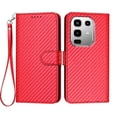 thumbnail image 1 of For Infinix Note 50 4G Infinix Note 50 Pro 4G Wallet Case with Strap Carbon Fiber Texture Leather Mo, 1 of 5