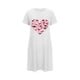 thumbnail image 5 of Camisón corto de talla grande para mujer, camisón de manga corta con estampado de pecho a la moda, camisón para mujer, 5 of 5