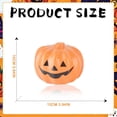 thumbnail image 3 of BNNG Halloween Pumpkin Lantern Decoration - Plastic Stacked Jack O Lantern Pumpkins Lights Indoor for Halloween Front Door Decor Indoor Decoration, Multi-Style, 3 of 4