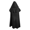 thumbnail image 3 of Hvyesh Men and Women Medieval Hooded Cloak-Renaissance Cape with Hood Vintage Halloween Cosplay Witch Costume, 3 of 3