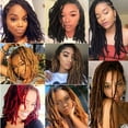 thumbnail image 6 of AONKIA Loc Extensions Human Hair 60 Strands, 8 Inch Length 0.8cm Width Human Hair Dreadlock Extensions for Men/Women Full Handmade Permanent Dread Extensions Can Be Dyed and Bleached(0.8cm,8 inch,1B), 6 of 8