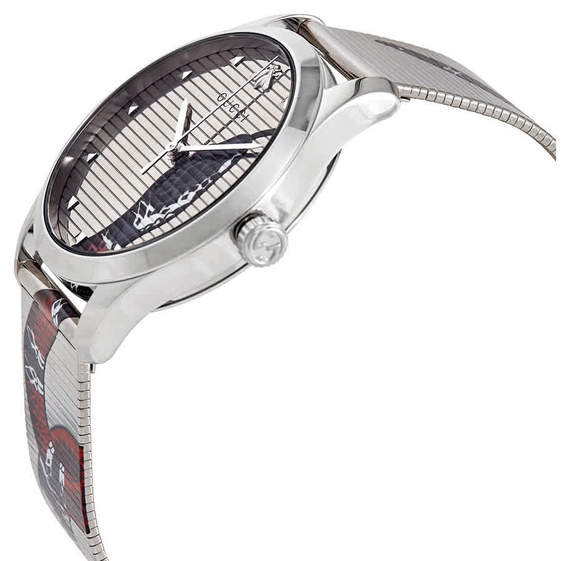 Gucci G-Timeless Contemporary Quartz Silver Dial Unisex Watch YA1264123 - image 2 of 3