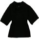 thumbnail image 1 of Suéter tipo Kimono Style&co. con capucha de punto para mujer negro extragrande, 1 of 1