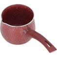 thumbnail image 3 of Mini Milk Coffee Pot Non Stick Coffee Warmer Pot Mini Milk Pan Aluminum Alloy Anti Scalding Saucepans for Cooking (Red), 3 of 8