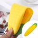 thumbnail image 3 of Porta lápices de silicona con cremallera y forma de maíz Organizador de bolso para cosméticos, bolso de escritorio, cartera, bolsa para pinceles de maquillaje, 3 of 8
