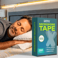 thumbnail image 3 of CorBreev X Shape Clear Medical-Grade Adhesive Mouth Tape for Sleeping, Anti Snoring, CPAP Friendly - 280 Count, 3 of 9