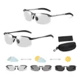 thumbnail image 1 of 2pk Gafas De Sol Fotocromáticas Polarizadas Para Día Y Noche, 1 of 8