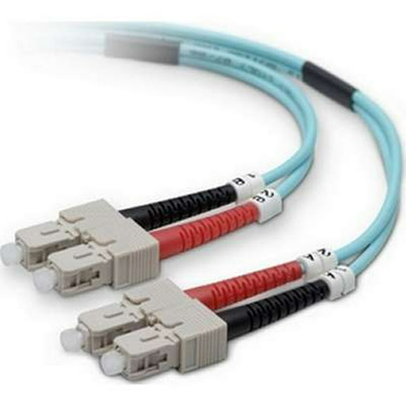 Belkin Fiber Patch Cable SC/SC1 10 Gig Aqua 3M 50/125