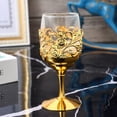 thumbnail image 1 of Copa de vino blanco de cristal de hierro forjado de estilo europeo, copa de licor creativa para el hogar, regalo de boda, 1 of 6