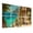 Color 3, variant on 8 Pack Art Acoustic Panels Sound Absorbing Sunlit Stone Terraces Colorful Flowers Ivy Decorative Soundproof Wall Panels Self Adhesive for Nursery Game Room Bedroom 48"x32"