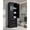 Black, variant on Resenkos Vertical Tall Multi Room Storage Locker Equipped With Three Full Extension Drawers and Customizable Inner Shelves, Anti Tip MDF Organizer Cabinet for Bathroom, Grey