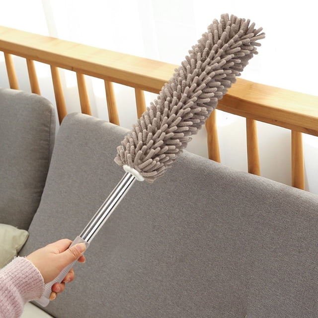 Snowler Extendable Dusting Brush Multi Purpose Cleaning For Home And Car With Detachable And Washable Cloth Head