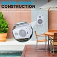 thumbnail image 5 of 3.5” 2-Way Indoor/Outdoor Speaker System - 1/2” High Compliance Polymer Tweeter (White), 5 of 7
