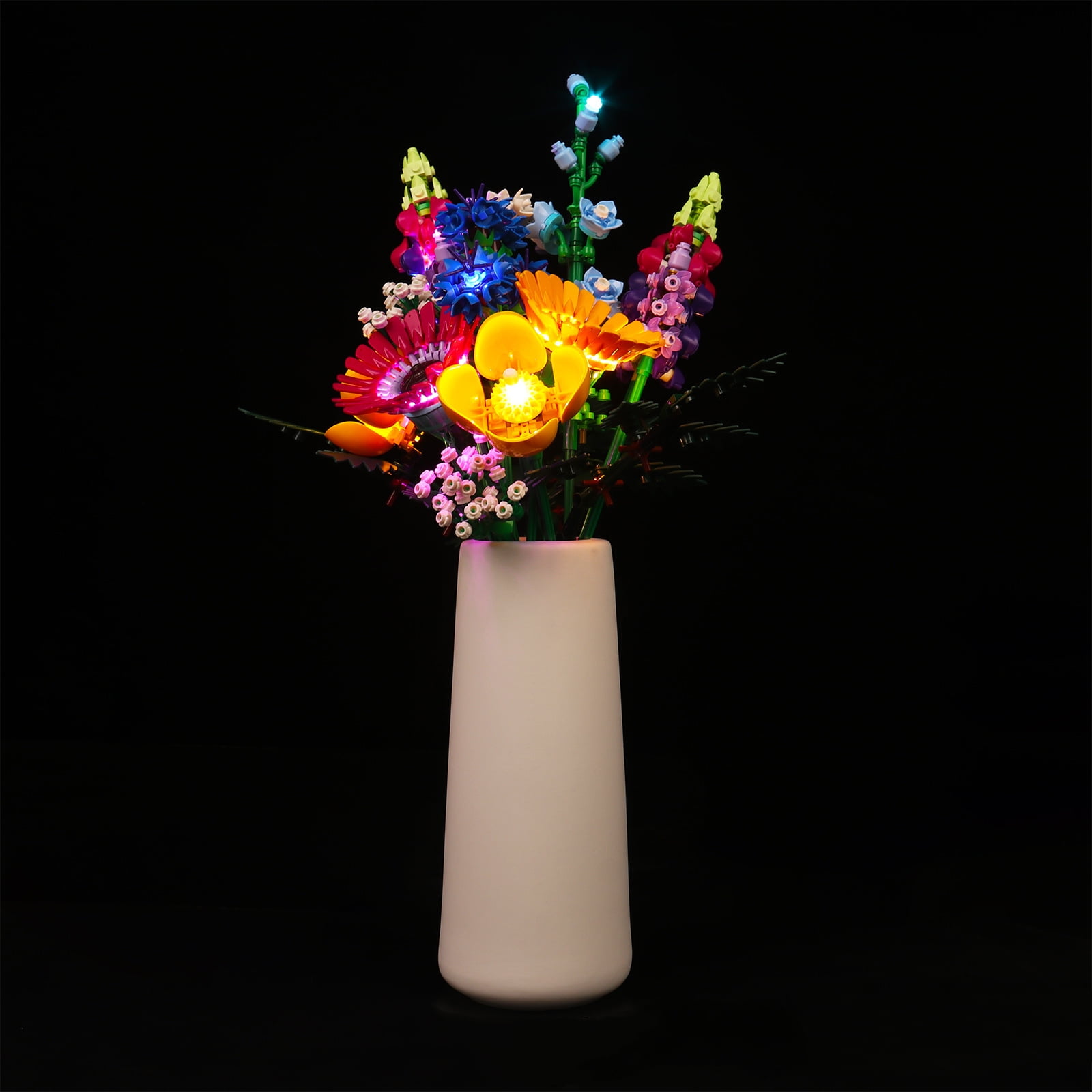 LED Lighting for Legos Icons Wildflower Bouquet 10313 Artificial