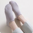 thumbnail image 5 of Ankle Socks for Women Pure Cotton No Show Socks Womens with Heel Tab Color Low Cut Soft 5 Pairs 4-8, 5 of 7
