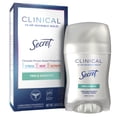 thumbnail image 2 of Secret Clinical Strength Invisible Solid Antiperspirant and Deodorant for Women, Free & Sensitive, 1.6 oz, 2 of 9