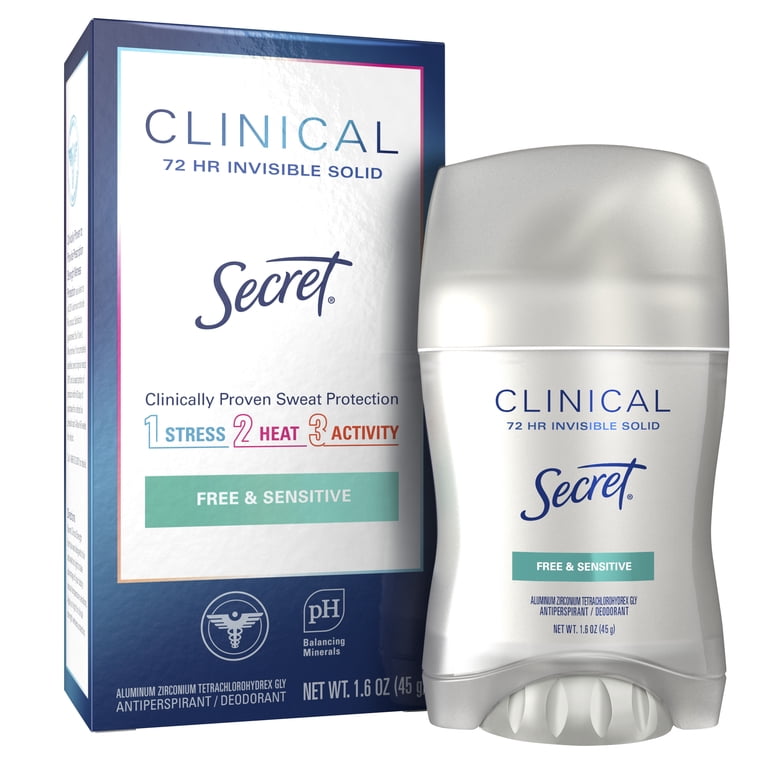 Secret Clinical Strength Women's Antiperspirant, 72 Hr Invisible
