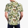 thumbnail image 4 of Daiia Jungle Animals Pattern Men’s Polo Shirts,Solid Deck Shirt,Classic Fit, Breathable Cotton Polo for Casual and Sport Wear-, 4 of 9