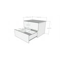 thumbnail image 5 of Wasabi 4 Piece Full Size Bedroom Set  Walnut and Black, 5 of 5