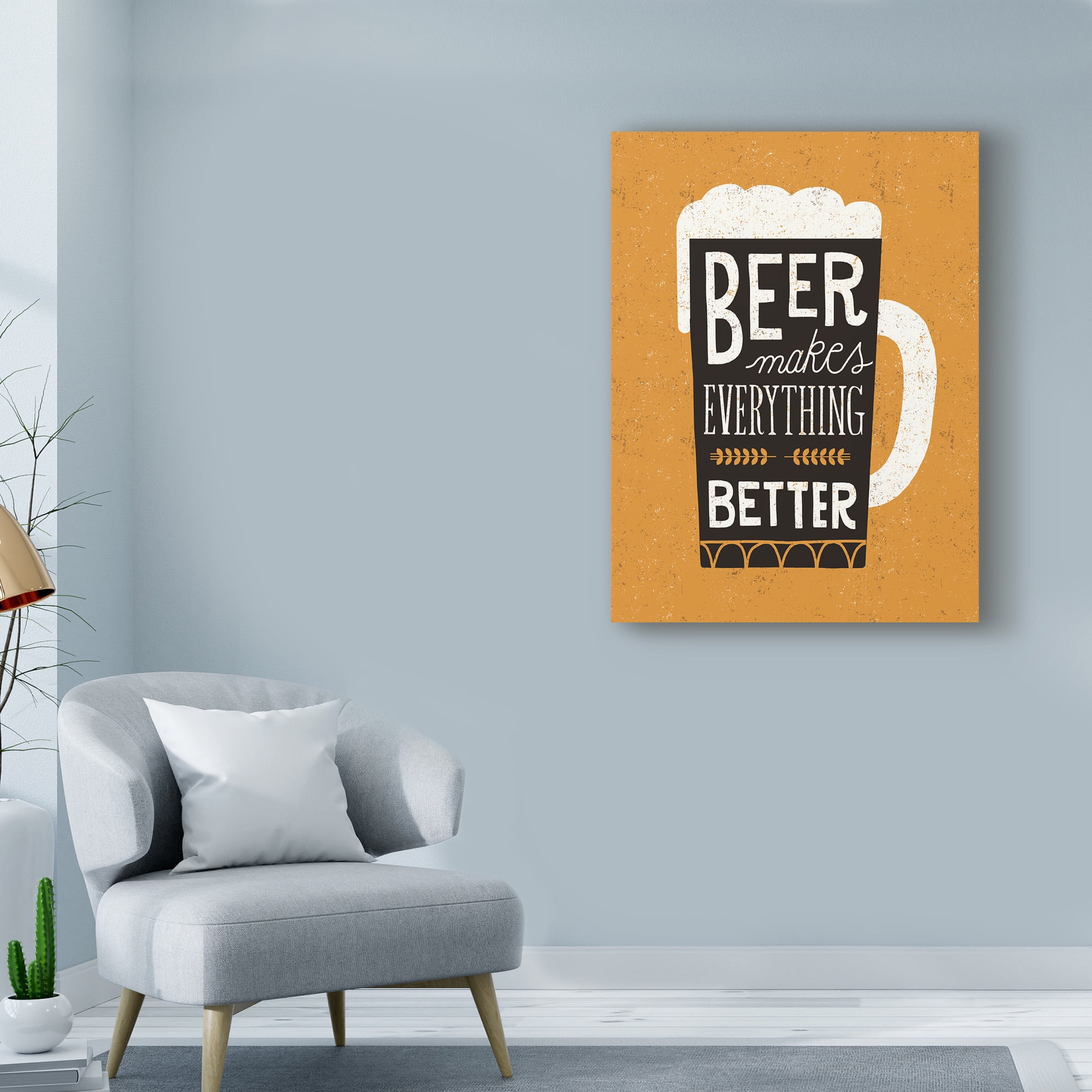 Trademark Fine Art 'Craft Beer II' Canvas Art by Michael Mullan