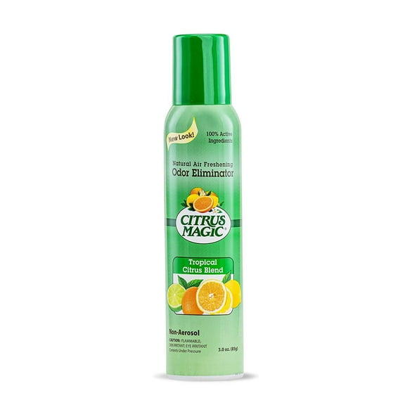 Citrus Magic Natural Odor Eliminating Air Freshener Spray, Fresh Citrus, 3-Ounce