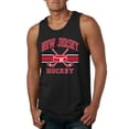 thumbnail image 1 of Wild Bobby City of New Jersey Hockey Fantasy Fan Sports Men's Tank Top, Black, Small, 1 of 5