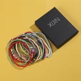 thumbnail image 3 of XIJIN 18Pcs Elastic Beaded Anklets for Women Boho Mutilcolor Beads Ankle Bracelets Set, 3 of 6