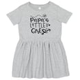 thumbnail image 3 of Inktastic Papa's Little Girl with Hearts Flower and Butterfly Girls Toddler Dress, 3 of 5