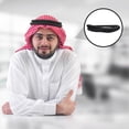 thumbnail image 3 of EeaseMX Pañuelo árabe para hombres, pañuelo árabe, turbante árabe, pañuelo de Arabia Saudita, diademas, 3 of 7