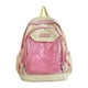 thumbnail image 1 of Mochila de moda con bolsillo transparente de nailon para viajes escolares y universitarios. Amarillo, 1 of 9