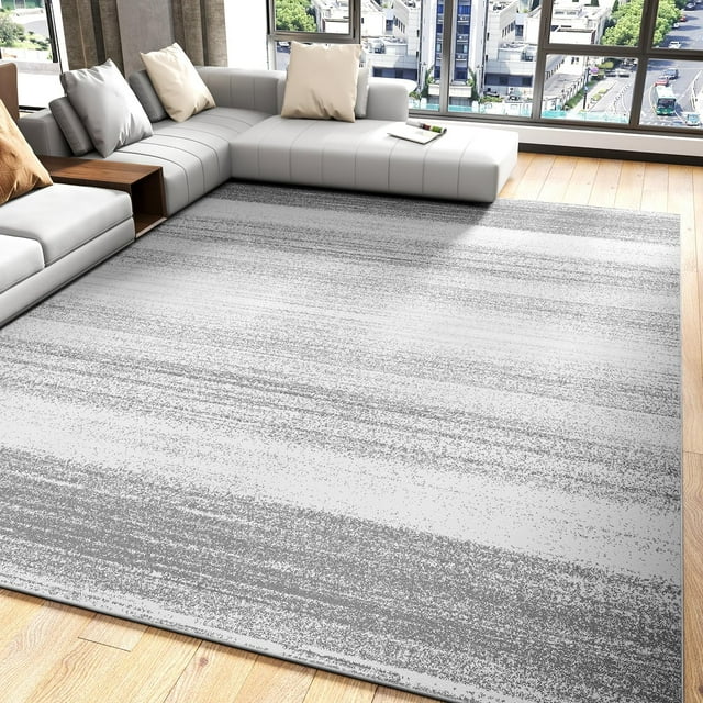 Modern Abstract Area Rug x Rugs for Living Room BedroomCarpet Machine Washable Rugs for Bedroom Dining Room Living Room RugContemporary Neutral Grey