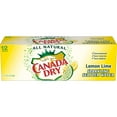 thumbnail image 6 of Canada Dry Lemon Lime Sparkling Seltzer Water, 12 fl oz, 12 Pack Cans, 6 of 11