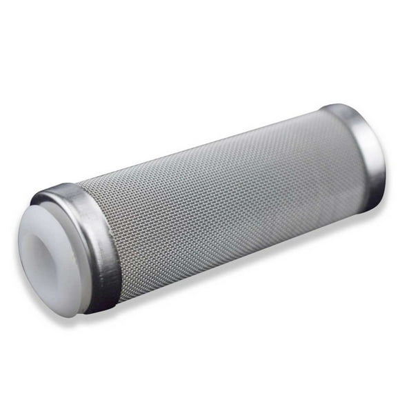 Filtro cilíndrico Greeniant de Acero inoxidable para acuario malla de entrada tamaño S