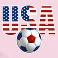 thumbnail image 2 of CafePress - USA Soccer Body Suit - Baby Light Bodysuit, Size Newborn - 24 Months, 2 of 4