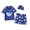 Navy, variant on YDFCWXW Baby Toddler Boys Swim Set - 3 Piece Swim Trunks and Boys Rash Guard Short Sleeve Kids Swimwear with Swim Caps (Black, XXL)