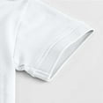 thumbnail image 6 of Eltusu Boys Polo Shirts, Button Down Pullover Short Sleeve Solid Color Collar Shirts White Size 12-13 T, 6 of 7