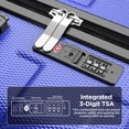 thumbnail image 6 of 5 Piece Hardside Luggage Suitcase Set with 360° Double Spinner Wheels Integrated TSA Lock ABS Hardshell Luggage for Travel Trips Business, 6 of 12