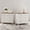Antique White, variant on Set of 2 Farmhouse 3-Drawer Nightstands, Large Wooden Bedside Tables, Wide Sofa Side End Tables with 3 Drawers, Chest of Drawers for Living Room and Bedroom, Beige, 34 Inches