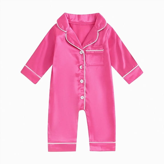Gubotare Baby Rompers Boy Newborn Newborn Baby Boy Girl Romper Clothes Infant Solid Ribbed Romper Romper Jumpsuit Outfits 0 3 6 9 12 18 24 Months (Hot Pink,12-18 Months)