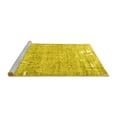 thumbnail image 2 of Ahgly Company Machine Washable Indoor Square Persian Yellow Traditional Area Rugs, 8' Square, 2 of 4