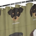 thumbnail image 3 of Dog Breeds Shower Curtain 36"x72" ,Bathroom Decorative Shower Curtains Set with 12 Hooks,Modern Waterproof Washable Shower Curtain, 3 of 6
