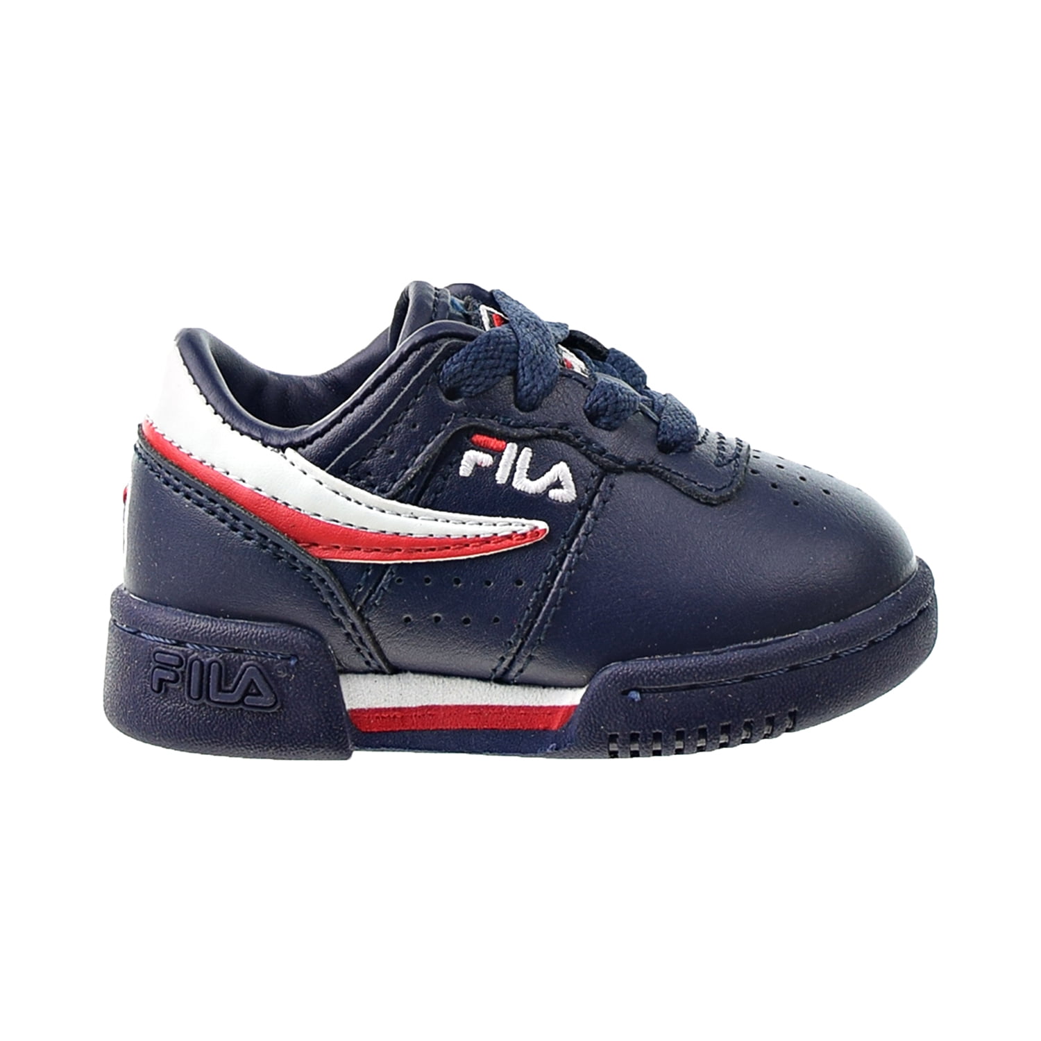 Fila Original Fitness 7VF80105-460 Navy/Red Leahter Toddler Shoes 