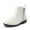 WHITE, variant on Girls Ankle Boots with Side Zipper Low Heels Toddler/Little Kid/Big Kid