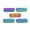 Forever, variant on 20pcs Word Charms Engraved Inspirational Alloy Pendants 21x8mm Rainbow Color-Brave