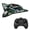 Green, variant on Funtogether Toys CZ86 RC Drone Fighter Jet, Camo Quadcopter with LED Lights, Altitude Hold, 360 Flips, Easy to Fly Plane for Kids Ages 8-12