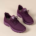 thumbnail image 4 of Women's Breathable Non Slip Walking Sneakers, Lightweight Waterproof Knit Casual Shoes for Daily Wear, 4 of 7