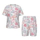 thumbnail image 1 of Balery Cute Sheep Conjunto de Pijama Infantil de Manga Corta con Estampado – Ropa de Dormir de Algodón Suave-4X-Large, 1 of 6