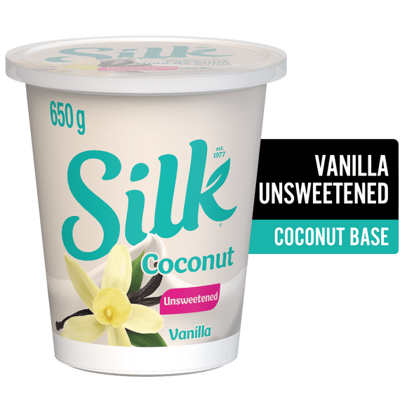 Silk Coconut Yogurt, Unsweetened Vanilla, Dairy Free, 650 g