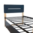 thumbnail image 4 of Cama Baja Juno Atlas del Descanso Marino MDF Metal 105 cm Altura 101 cm Ancho 199 cm Profundidad, 4 of 5