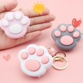 thumbnail image 5 of Limei Fidget Toys Stress Relief Hand Toys, Mini Cat Paw Push Fidget Toy Keychain Keyring for Kids Adults, Mini Fidget Sensory Toys Stocking Filler, Fidget Game Keychain with Light Music, 5 of 7